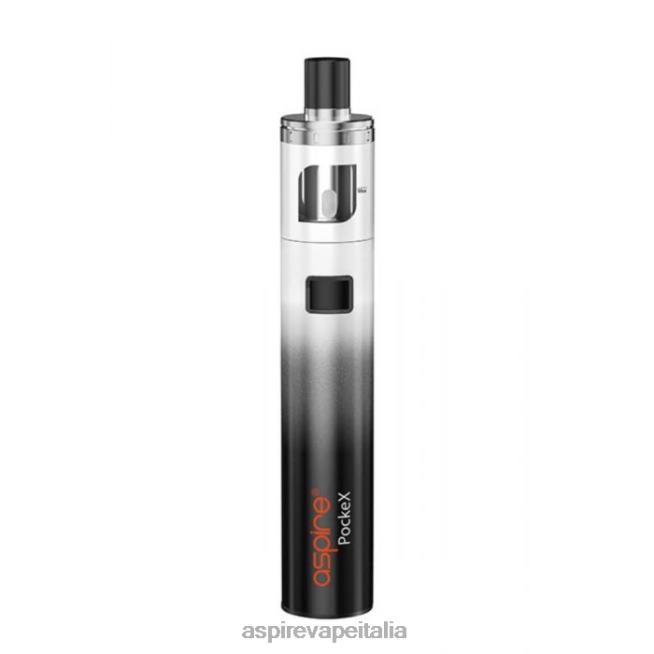 Aspire Vape Sale - Aspire Pockex kit edizione anniversario 464V117 sfumatura in bianco e nero